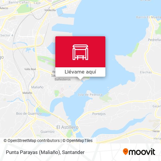 Mapa Punta Parayas (Maliaño)