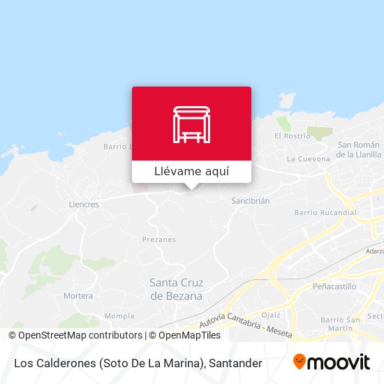 Mapa Los Calderones (Soto De La Marina)