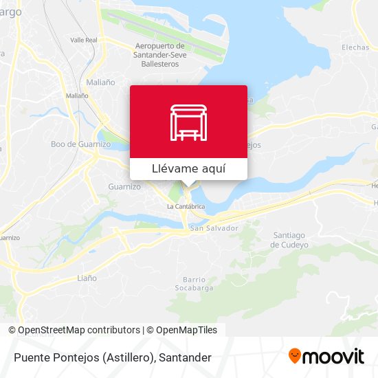Mapa Puente Pontejos (Astillero)