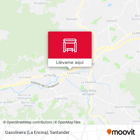 Mapa Gasolinera (La Encina)