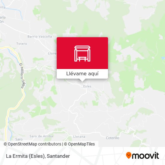 Mapa La Ermita (Esles)