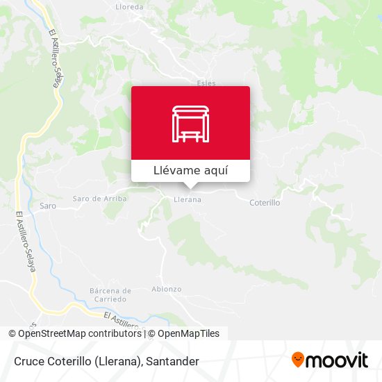 Mapa Cruce Coterillo (Llerana)