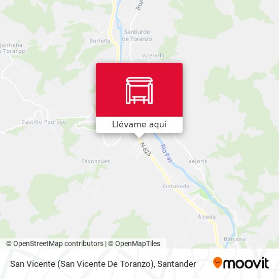 Mapa San Vicente (San Vicente De Toranzo)
