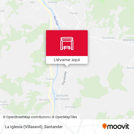 Mapa La Iglesia (Villasevil)