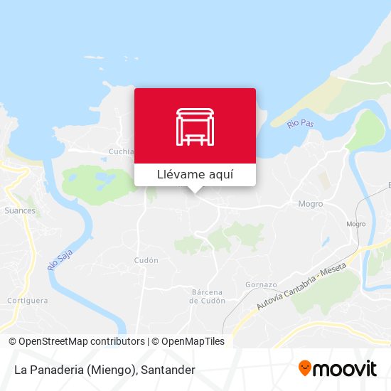 Mapa La Panaderia (Miengo)
