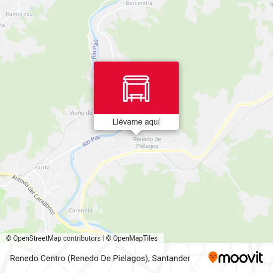 Mapa Renedo Centro (Renedo De Pielagos)