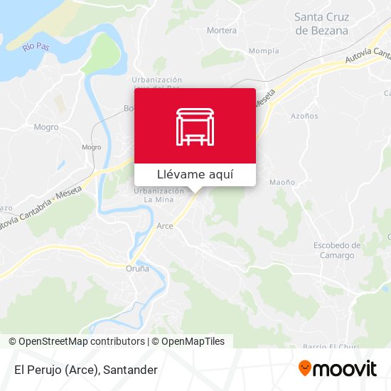 Mapa El Perujo (Arce)
