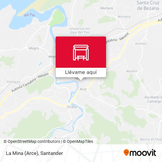 Mapa La Mina (Arce)