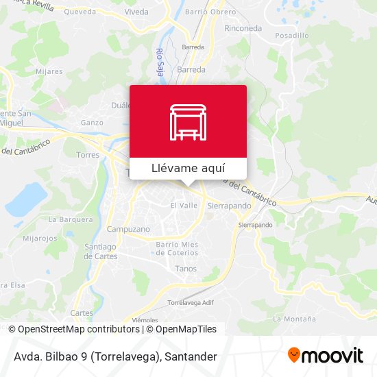 Mapa Avda. Bilbao 9 (Torrelavega)