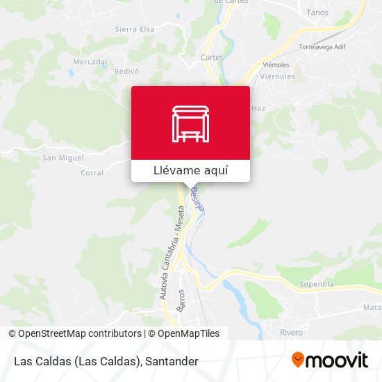 Mapa Las Caldas