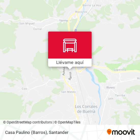 Mapa Casa Paulino (Barros)