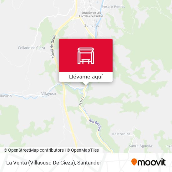 Mapa La Venta (Villasuso De Cieza)