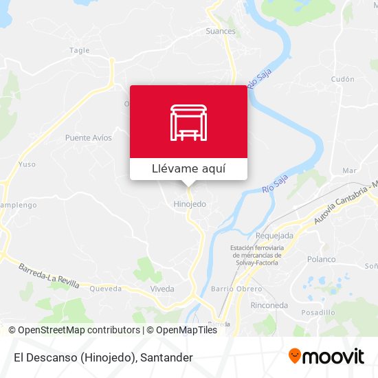 Mapa El Descanso (Hinojedo)