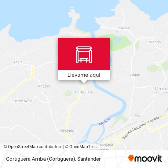 Mapa Cortiguera Arriba