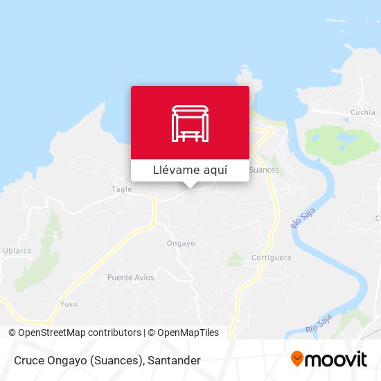 Mapa Cruce Ongayo (Suances)