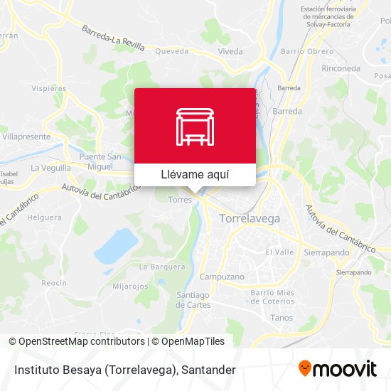 Mapa Instituto Besaya (Torrelavega)