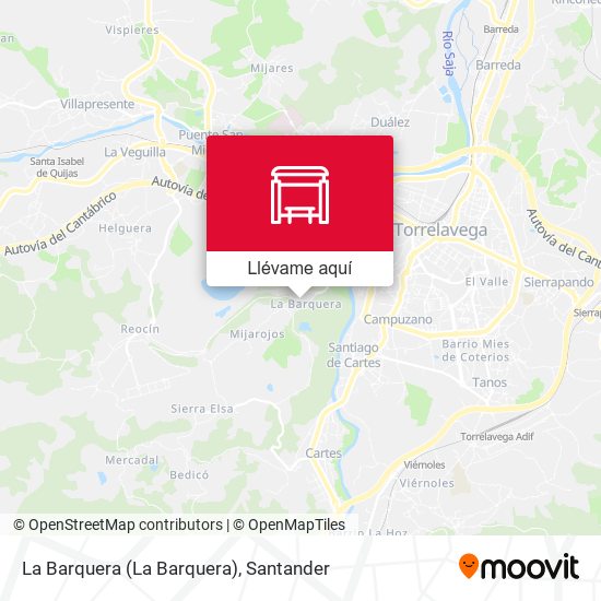 Mapa La Barquera