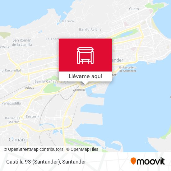 Mapa Castilla 93 (Santander)