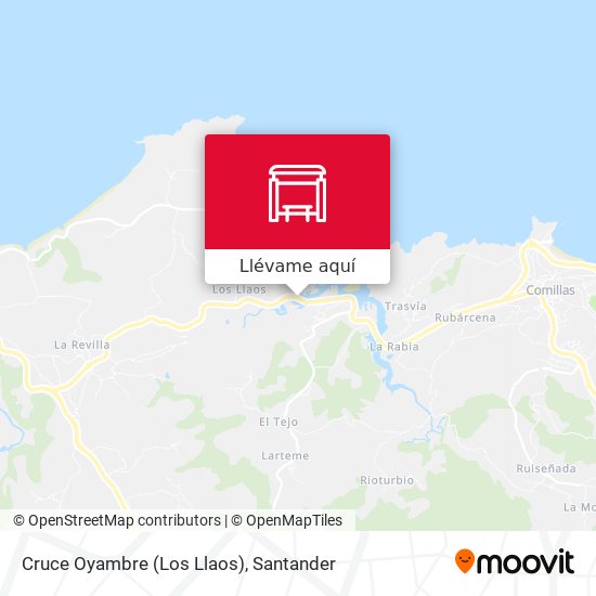 Mapa Cruce Oyambre (Los Llaos)