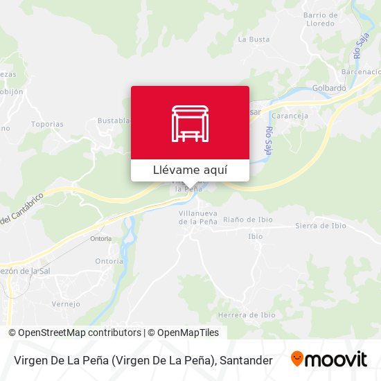 Mapa Virgen De La Peña