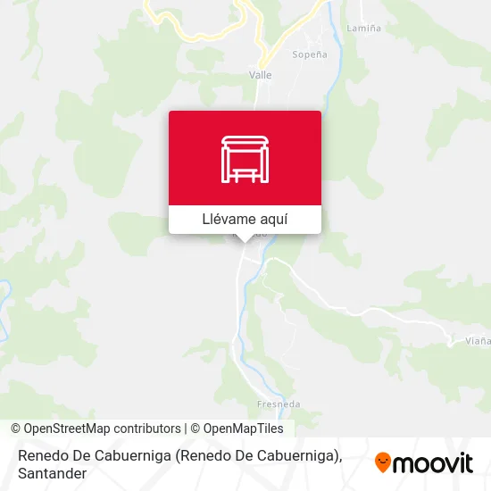 Mapa Renedo De Cabuerniga