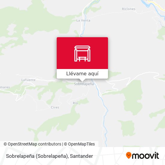 Mapa Sobrelapeña