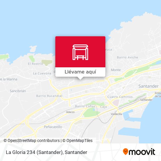 Mapa La Gloria 234 (Santander)