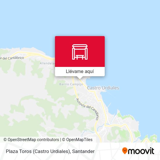 Mapa Plaza Toros (Castro Urdiales)