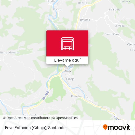 Mapa Feve Estacion (Gibaja)