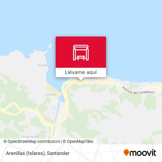 Mapa Arenillas (Islares)