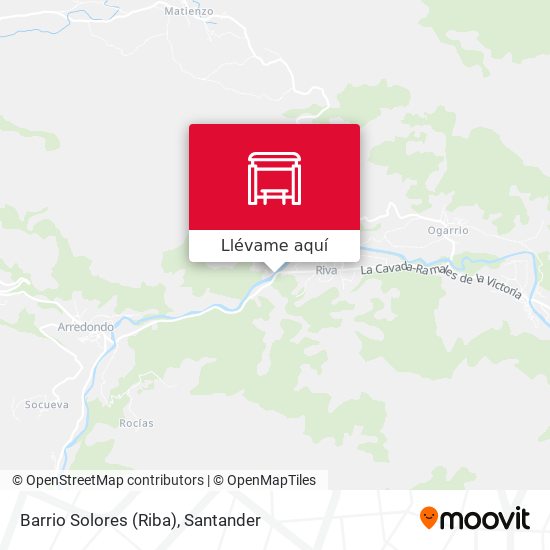 Mapa Barrio Solores (Riba)