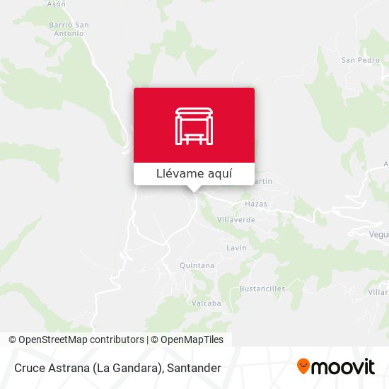 Mapa Cruce Astrana (La Gandara)