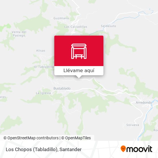 Mapa Los Chopos (Tabladillo)