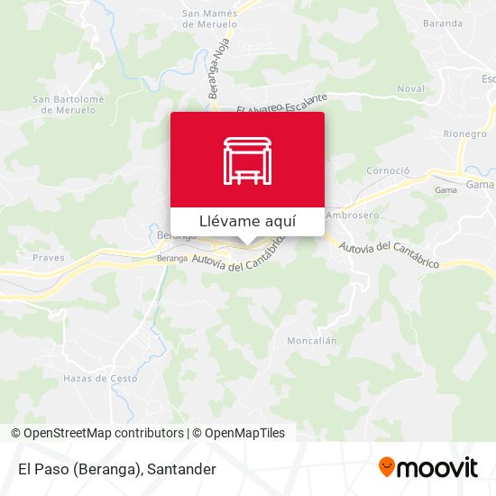Mapa El Paso (Beranga)