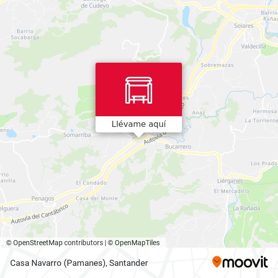 Mapa Casa Navarro (Pamanes)