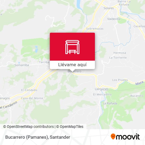 Mapa Bucarrero (Pamanes)