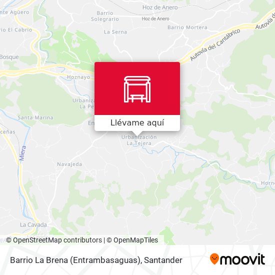 Mapa Barrio La Brena (Entrambasaguas)