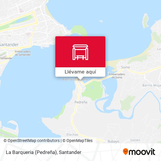 Mapa La Barqueria (Pedreña)