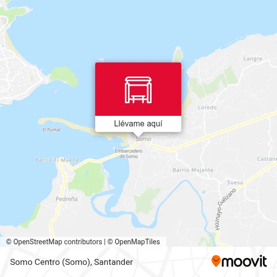 Mapa Somo Centro