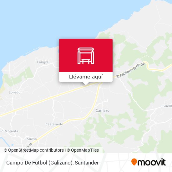 Mapa Campo De Futbol (Galizano)