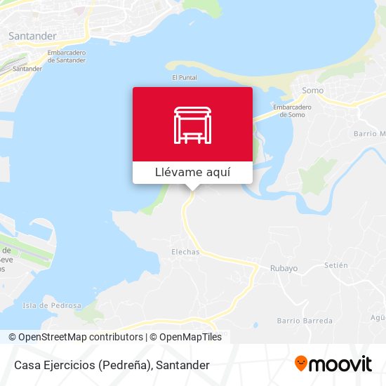 Mapa Casa Ejercicios (Pedreña)