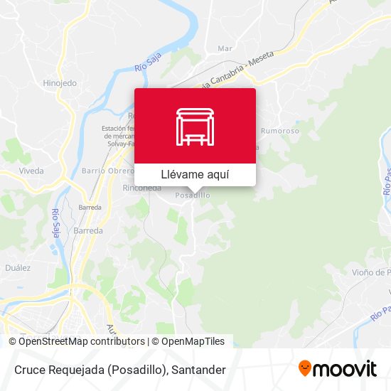 Mapa Cruce Requejada (Posadillo)