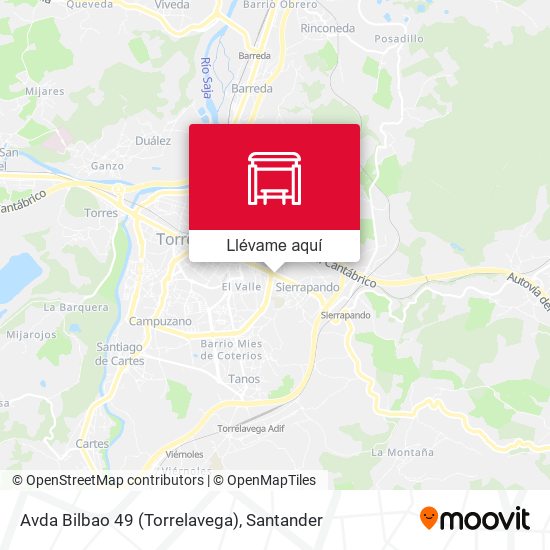 Mapa Avda Bilbao 49 (Torrelavega)