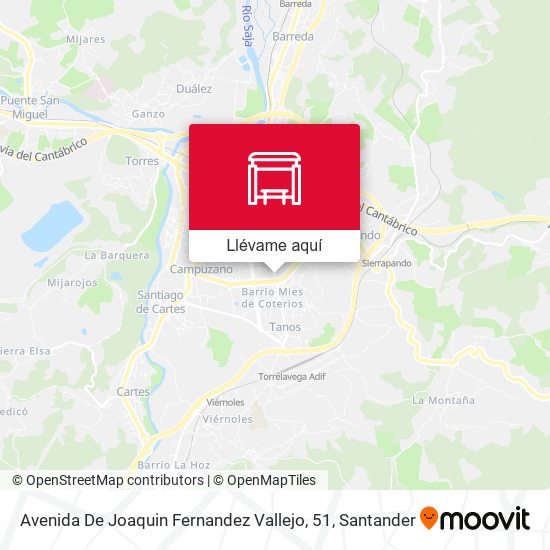 Mapa Avenida De Joaquin Fernandez Vallejo, 51