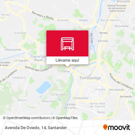 Mapa Avenida De Oviedo, 14