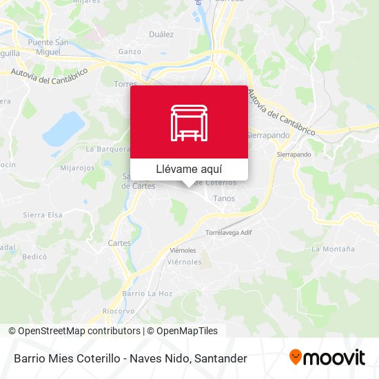Mapa Barrio Mies Coterillo - Naves Nido