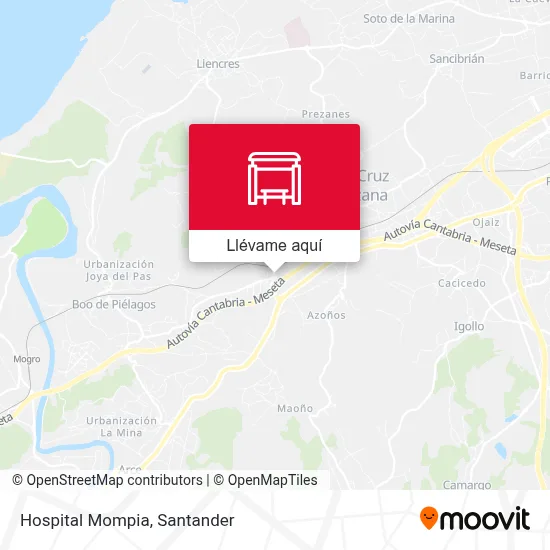 Mapa Hospital Mompia