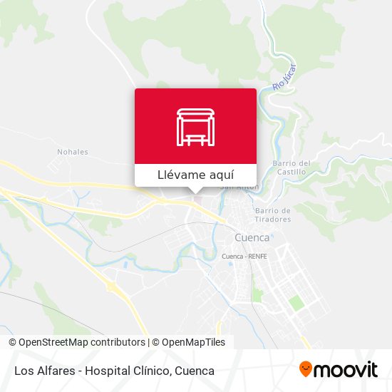 Mapa Los Alfares - Hospital Clínico