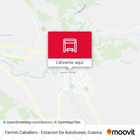 Mapa Fermín Caballero - Estación De Autobuses