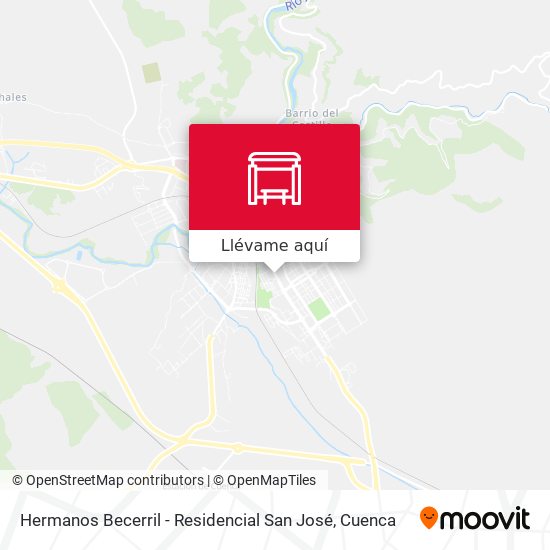 Mapa Hermanos Becerril - Residencial San José
